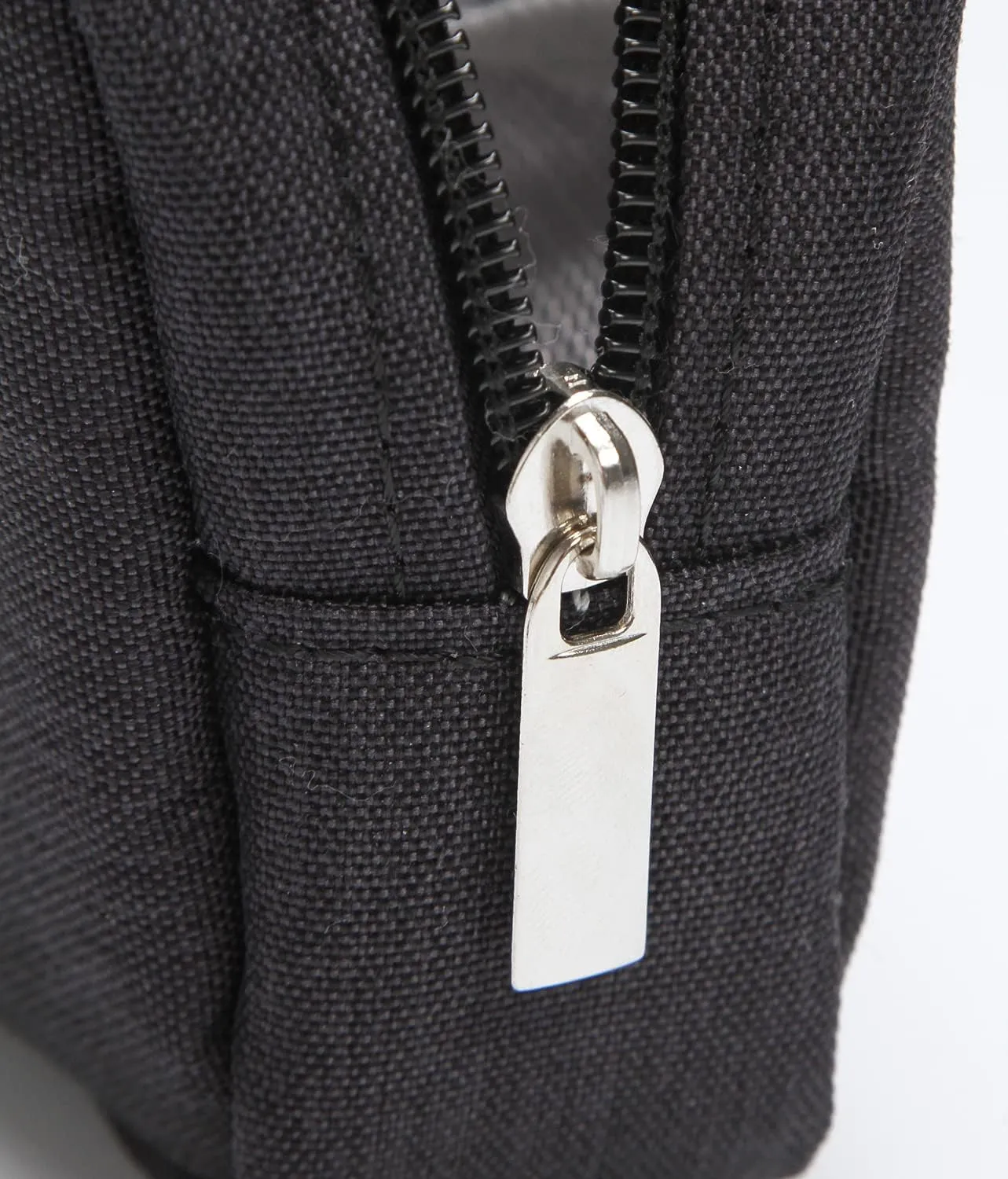 2 Pieces Small Zippered Pouch, Portable Electronics Soft Organizer, Little Toiletry Carry Bag Mini Cosmetic Makeup Bag, Coin Purse Wallet, Travel Accessories Make up Case for Purse,Storage Black