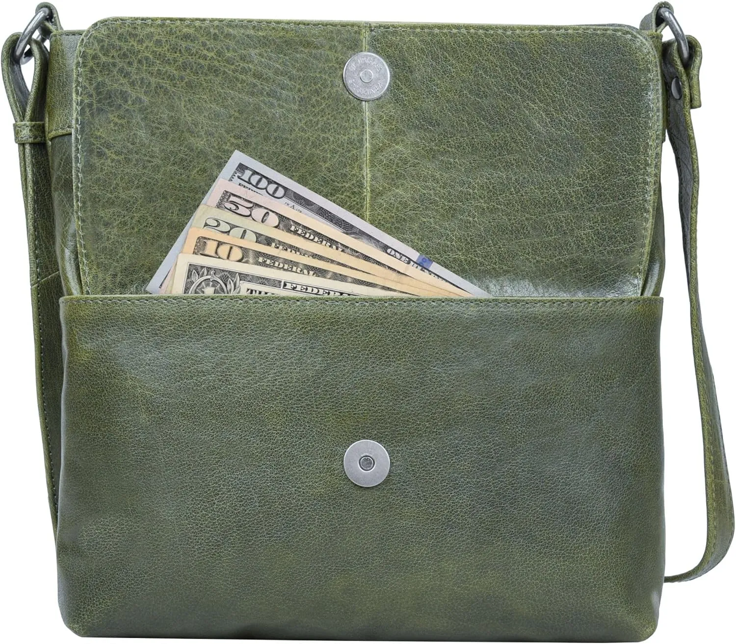 ANTONIO VALERIA Christmas Gift Piper Leather Crossbody Bag