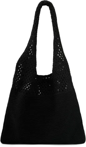 Crochet Tote Bag Cute Knit Summer Beach Tote Bags Aesthetic Vacation Bag for Women