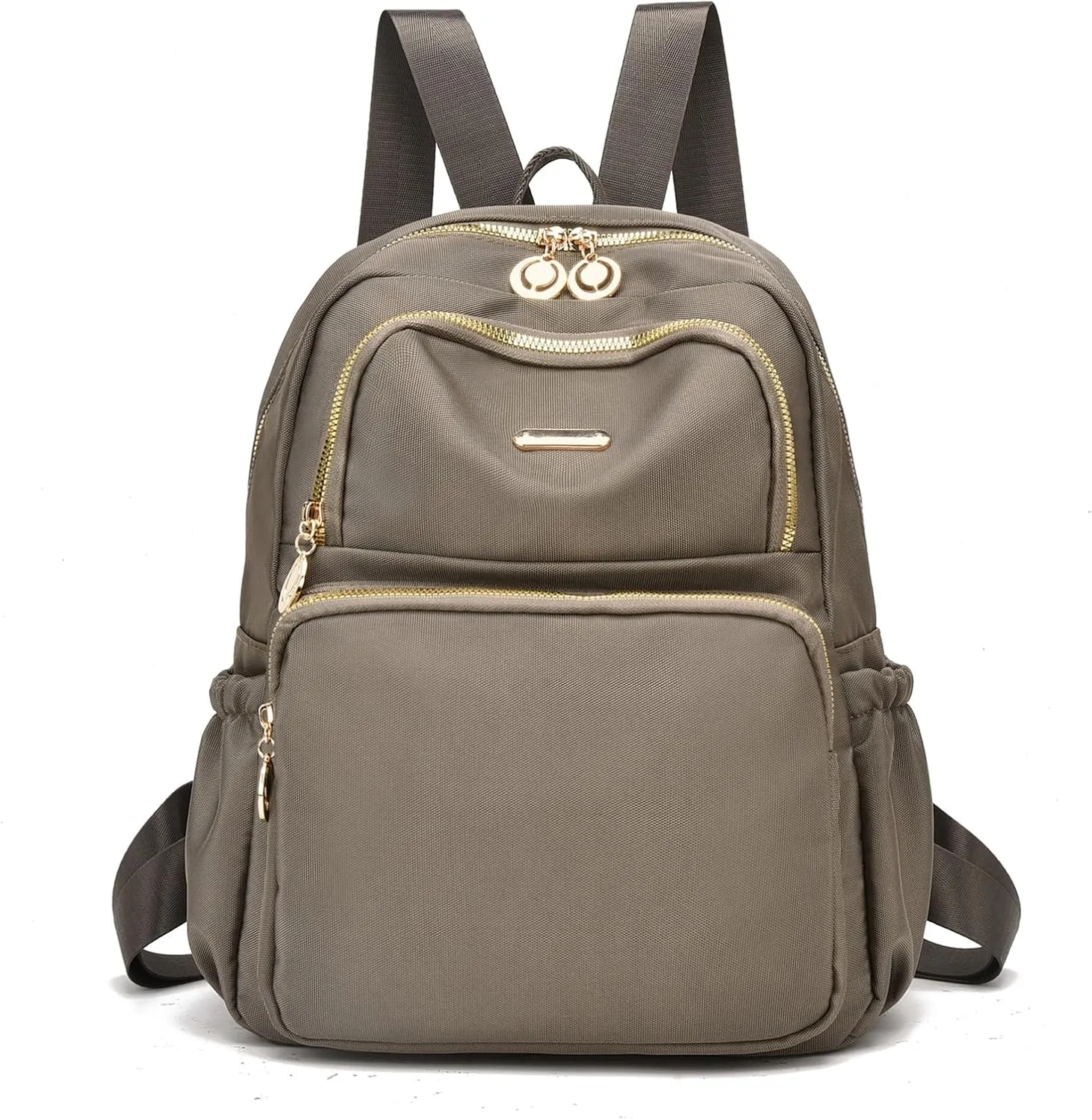 I IHAYNER Mini Backpack Purse Small Backpack for Women Lightweight Nylon Travel Bags Small Casual Daypacks for College Work Camel