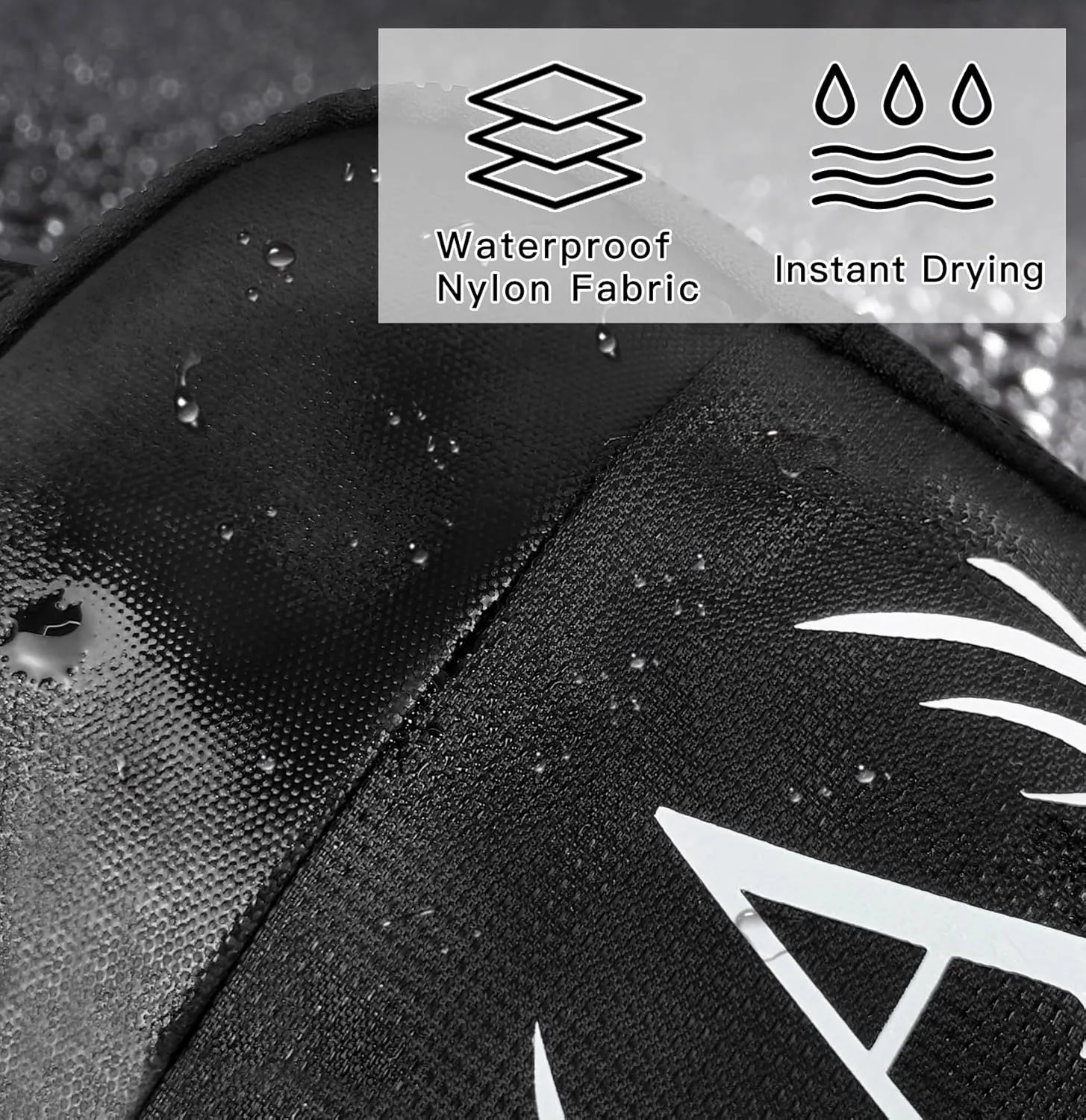 Initial Letter Small Crossbody Sling Bag for Men Women Double Pocket Chest Bag Trendy Water Resistant Fanny Pack Mini Phone Cross Body Bag for Travel Sports Workout Running (Black D)