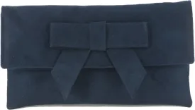 LONI Womens Cute Suede Faux Leather Clutch bag/Shoulder Bag