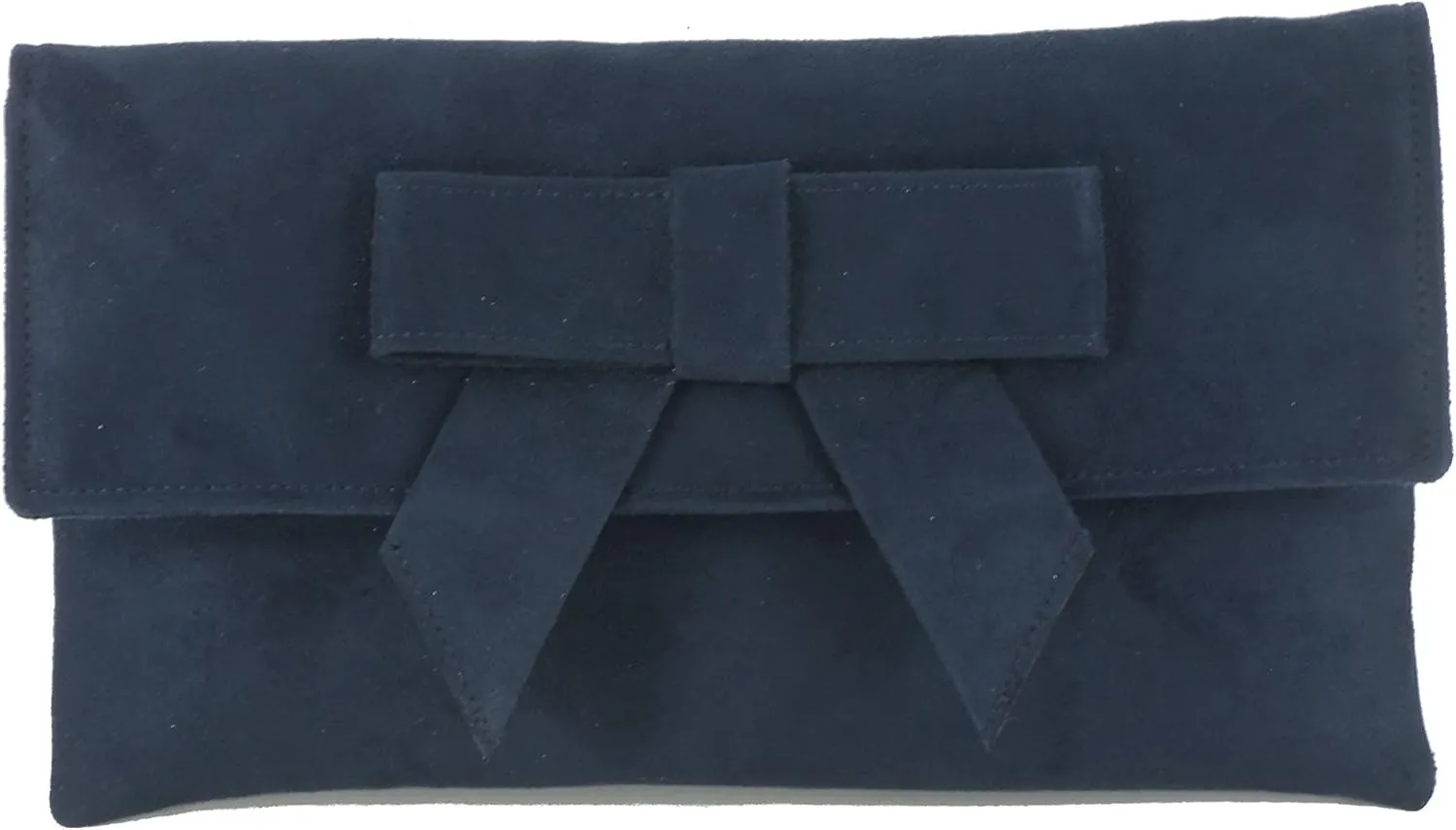 LONI Womens Cute Suede Faux Leather Clutch bag/Shoulder Bag
