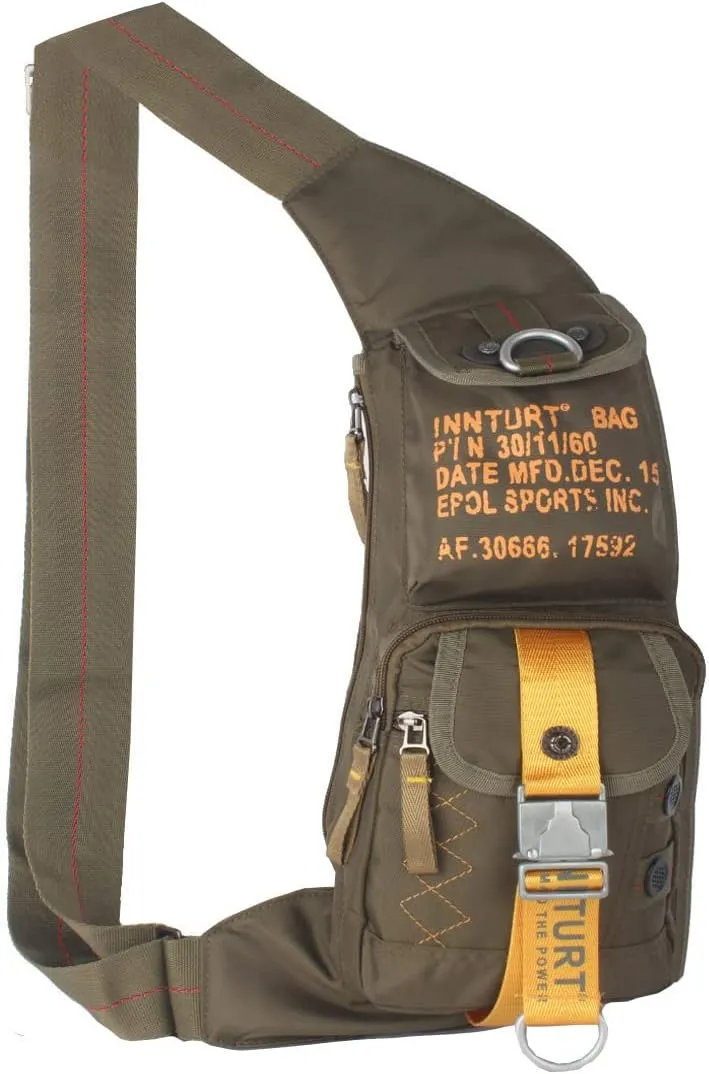 Nylon Sling Bag Small Backpack Crossbody Shoulder Bag Sling Pack