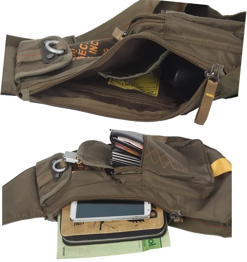 Nylon Sling Bag Small Backpack Crossbody Shoulder Bag Sling Pack