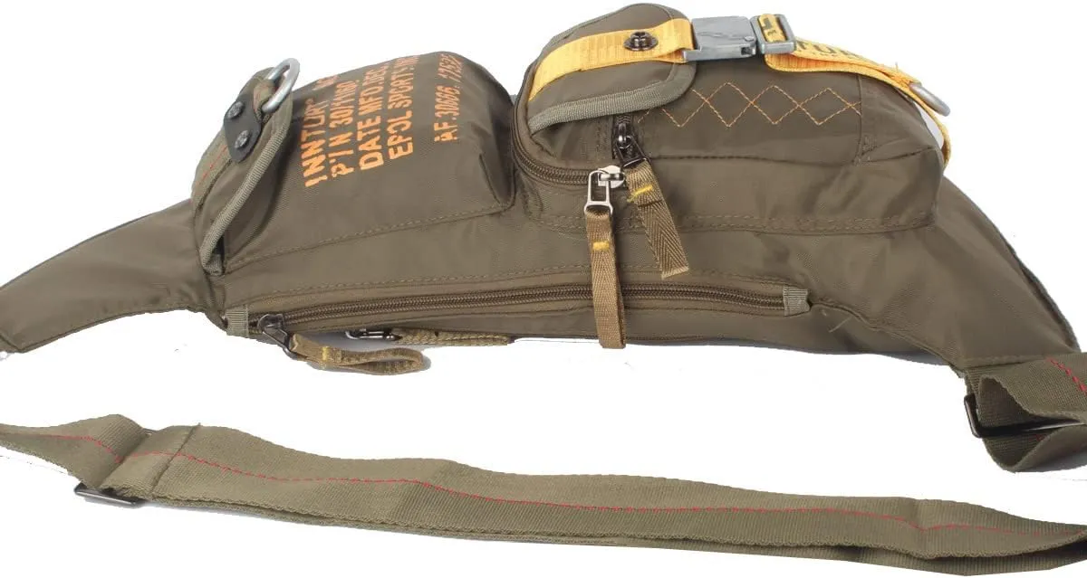 Nylon Sling Bag Small Backpack Crossbody Shoulder Bag Sling Pack