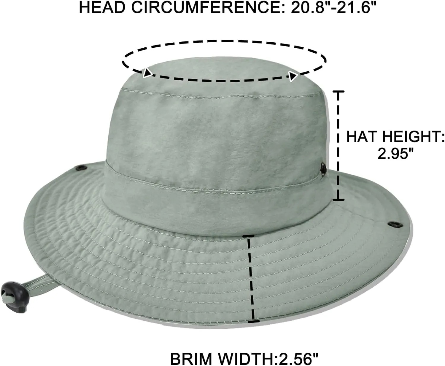 Outdoor Kids Sun Hat UPF 50  Quick Dry Foldable Bucket Hat Lightweight Adjustable Fishing Safari Hat for Girls and Boys