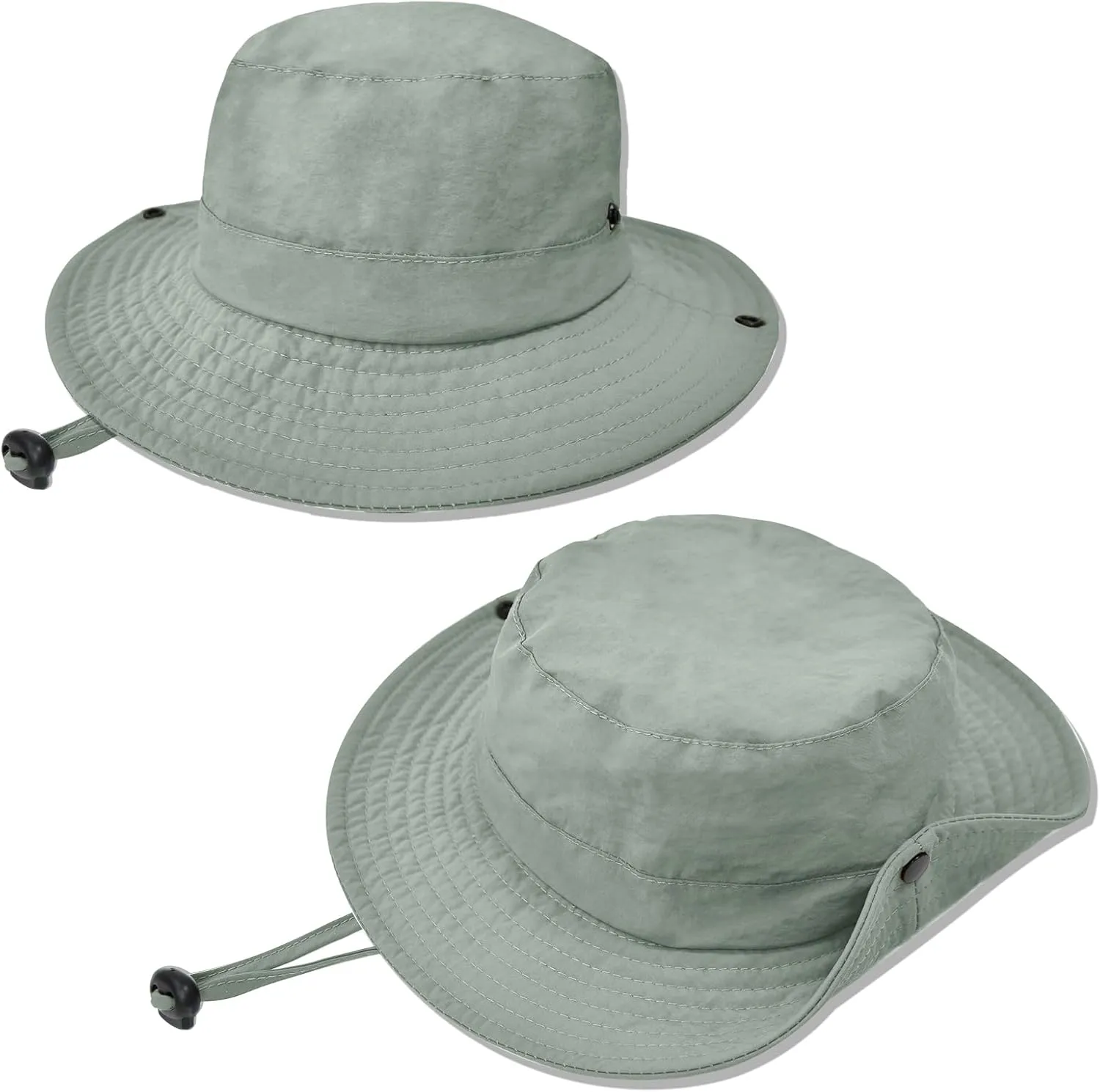Outdoor Kids Sun Hat UPF 50  Quick Dry Foldable Bucket Hat Lightweight Adjustable Fishing Safari Hat for Girls and Boys