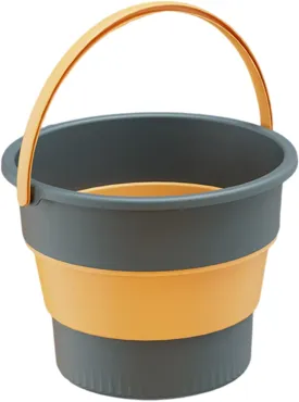 Plastic Bucket Portable Outdoor Fishing Folding Bucket Collapsible Plastic Bucket for Camping Cleaning 4.6/10/16.8l Collapsible Bucket Dark Blue S