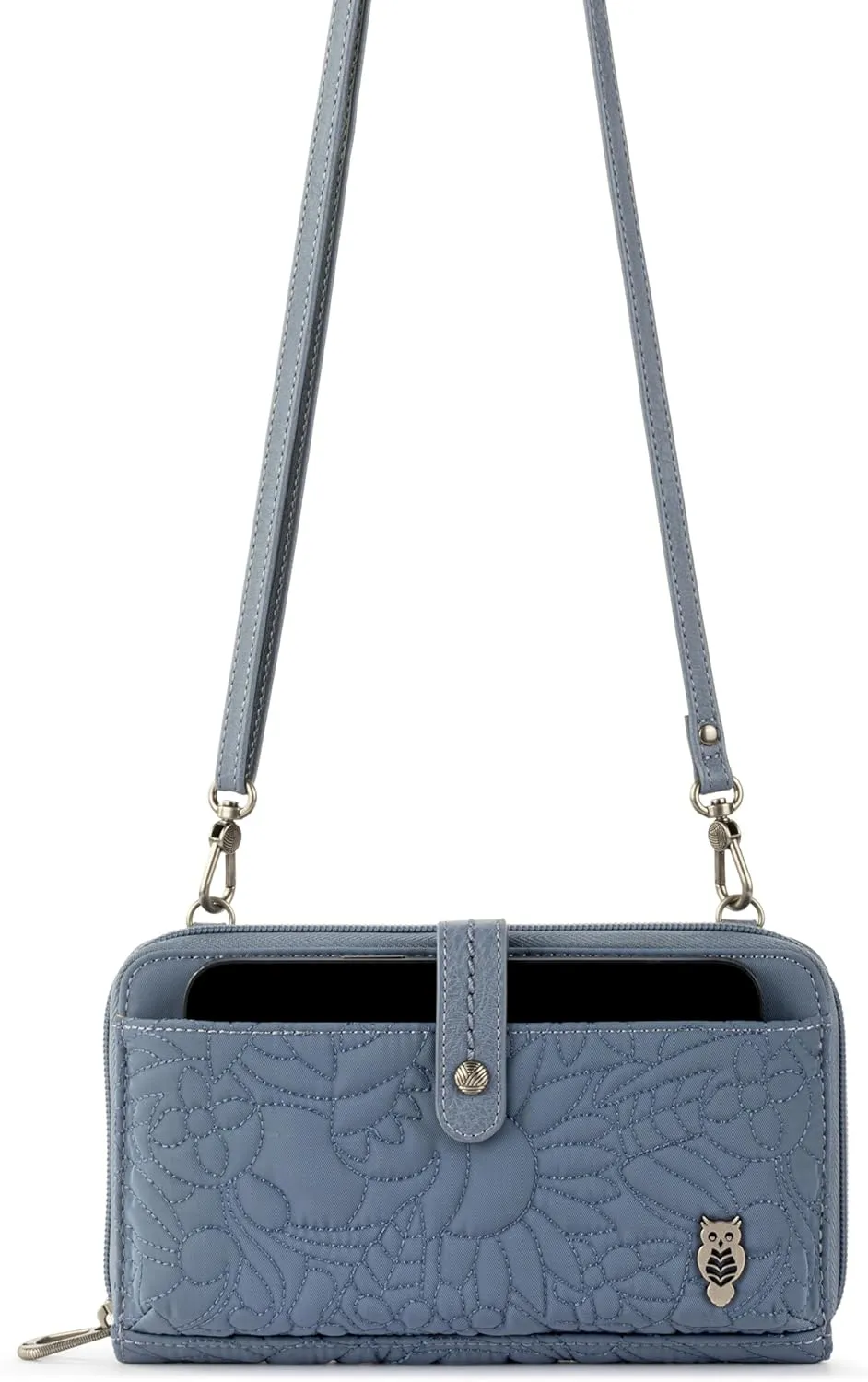 Sakroots Artist Circle Smartphone Crossbody in Eco Twill, Detachable Wristlet Strap