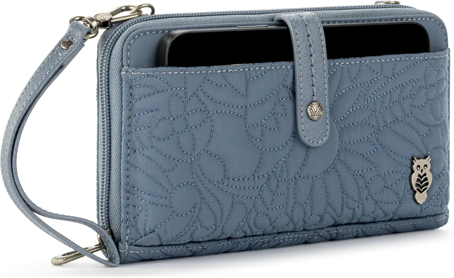 Sakroots Artist Circle Smartphone Crossbody in Eco Twill, Detachable Wristlet Strap