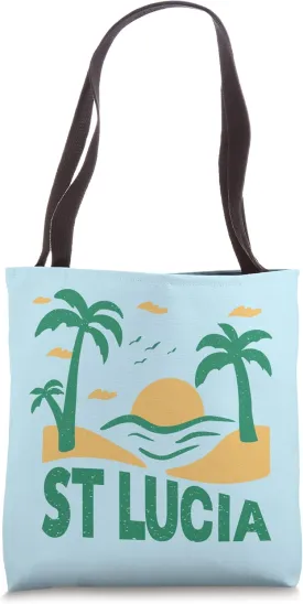 St Lucia Summer Vacation Travel Souvenir Tote Bag