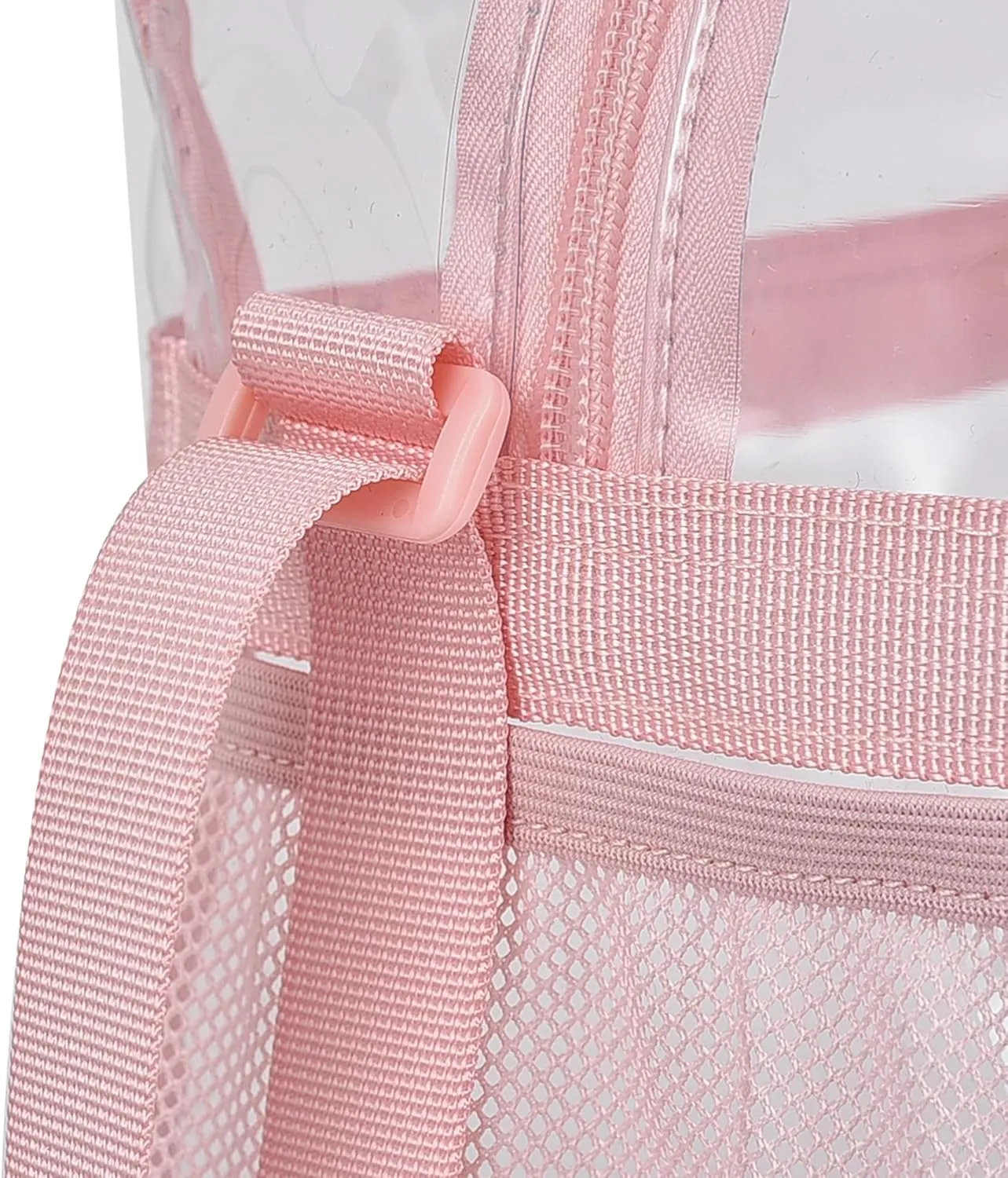 USPECLARE Clear Tote Stadium Approved, Security Travel & Gym Clear Bag for Work Sports Games Concerts